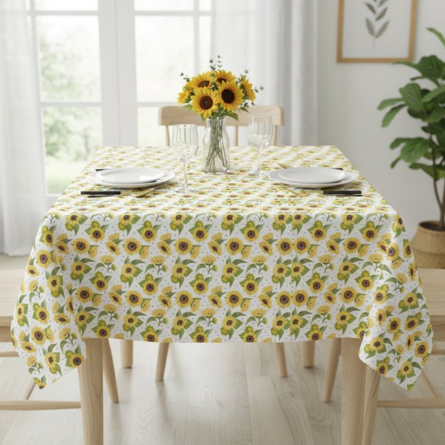 Sunflower Tablecloth Tischdecke (Von Creator hochgeladen)