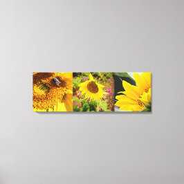 Sunflower Trio Leinwanddruck