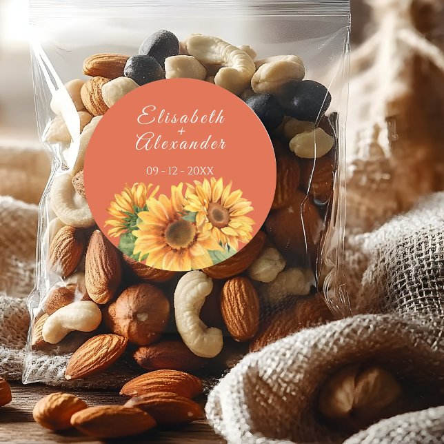 Sunflower Wedding Sticker (Von Creator hochgeladen)