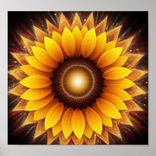 SunFlowerHexe Poster