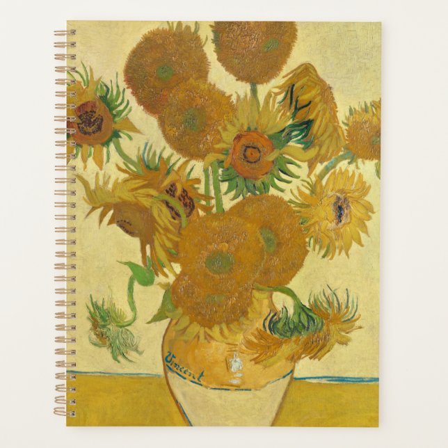 Sunflowers 1888 by Vincent van Gogh Planer (Vorderseite)