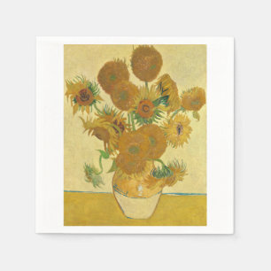 Sunflowers 1888 by Vincent van Gogh Serviette
