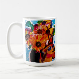 Sunflowers and chihuahua kaffeetasse
