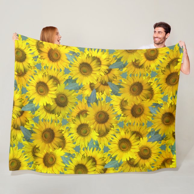 Sunflowers  fleecedecke (Beispiel)