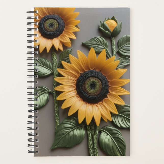 Sunflowers Planner Planer (Vorderseite)