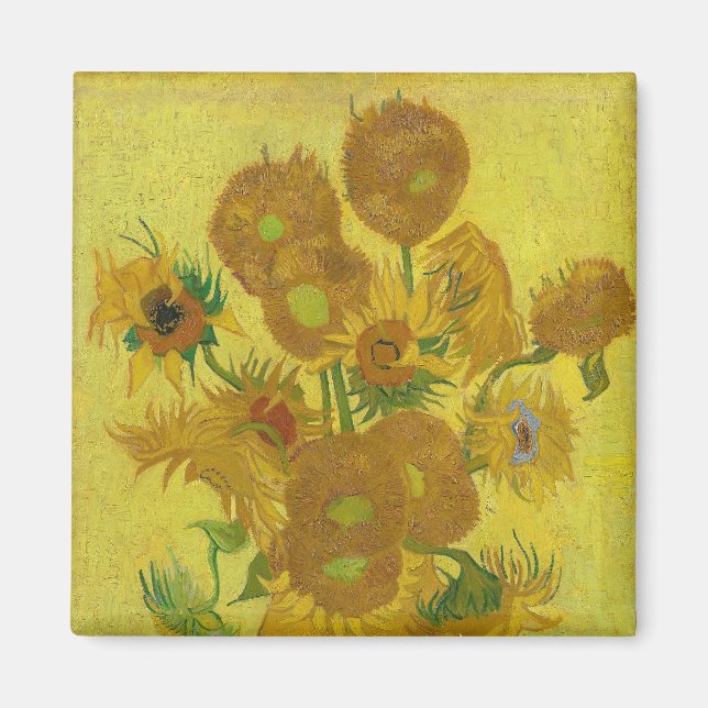 Sunflowers-Vincent van Gogh Magnet (Vorne)