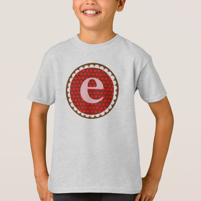 Sunflowery Flair Rotes E T-Shirt (Vorderseite)