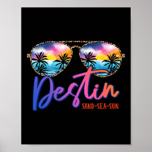 Sungles Destin Florida Beach Urlaub Matching Fam Poster