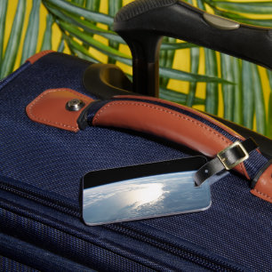 Sunglint spiegelt den Golf von Mexiko wider Gepäckanhänger