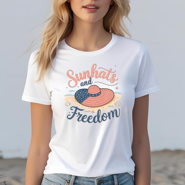 Sunhats und Freedom Patriotic T-Shirt (Von Creator hochgeladen)