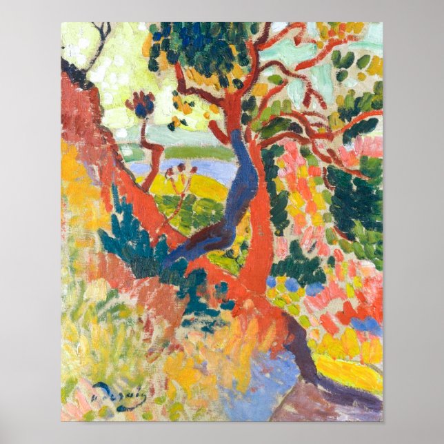 Sunken Path, L'Estaque | Andre Derain | Poster (Vorne)