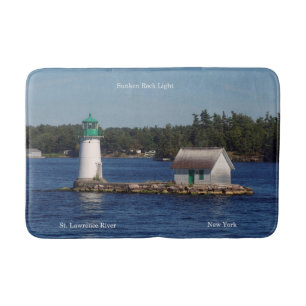 Sunken Rock Light Badematte