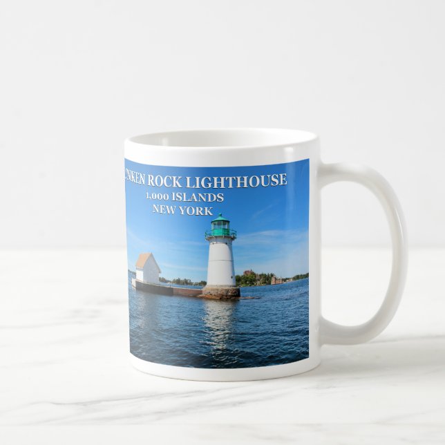 Sunken Rock Lighthouse, New York Tasse (Rechts)