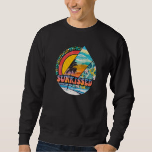 Sunkissed Retro 70er Summer Beach Sommerurlaub Sweatshirt