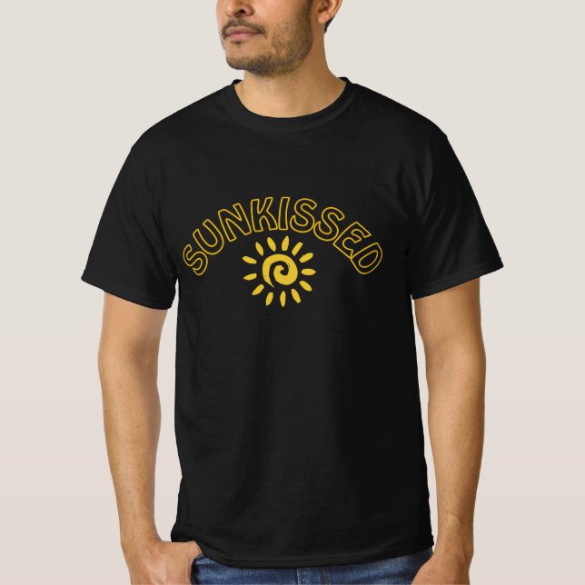 Sunkissed T Shirt Design Summer Sea Beach Sonnenun (Vorderseite)