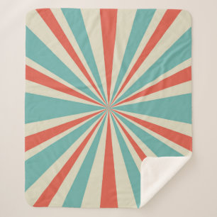 Sunlight retro horizontal background. Pale Red und Sherpadecke