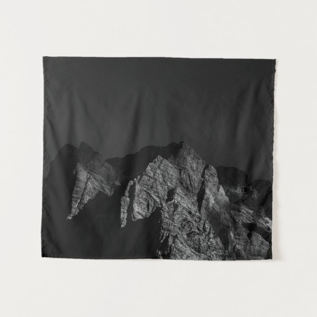 Sunlit Berge Wandteppich (Vorderseite (Horizontal))