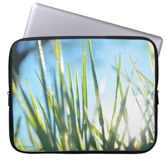 Sunlit Blades Laptopschutzhülle (Vorderseite)