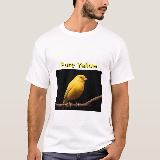 Sunlit Canary on Branch T-Shirt (Vorderseite)