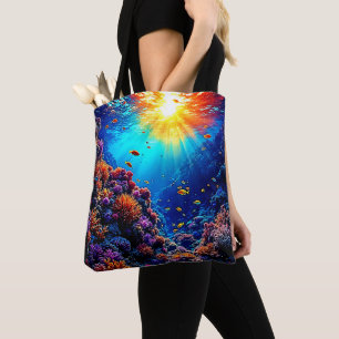 Sunlit Coral Reef Wonderland