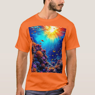Sunlit Coral Reef Wonderland T-Shirt