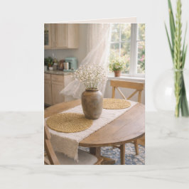 Sunlit Cottage Table Card – French Country Karte