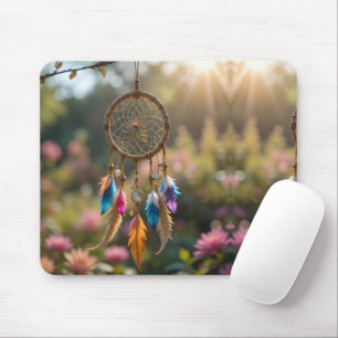 Sunlit Garden Dreamcatcher Mousepad
