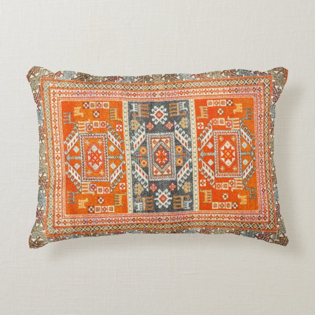 Sunlit marokkanisch Weave Dekokissen (Vorderseite)