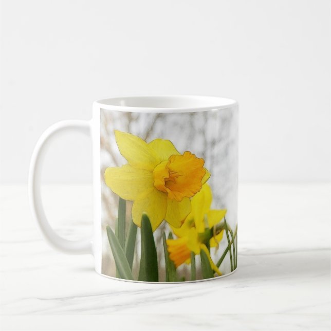 Sunlit Narzissen Tasse (Links)