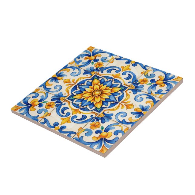 Sunlit Petal Carnival Tile Fliese (Seite)
