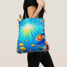 Sunlit Reef Life Glow Kunst