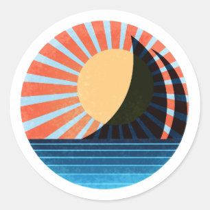 Sunlit Sail Sticker Rot