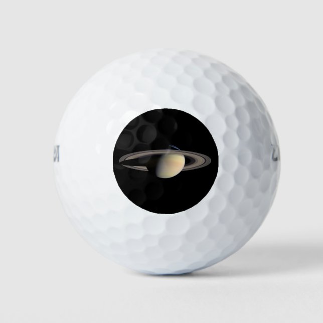 Sunlit Saturn Gas Giant Planet von Cassini Golfball (Vorderseite)