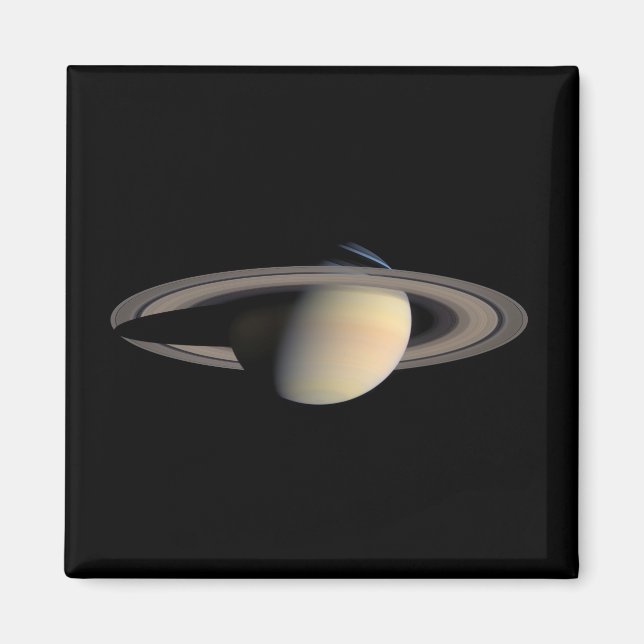 Sunlit Saturn Gas Giant Planet von Cassini Magnet (Vorne)