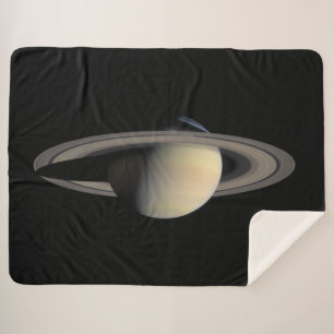 Sunlit Saturn Gas Giant Planet von Cassini Sherpadecke