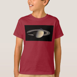 Sunlit Saturn Gas Giant Planet von Cassini T-Shirt