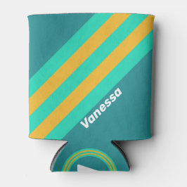 Sunlit Sees Streifen mit Namen Dosenkühler