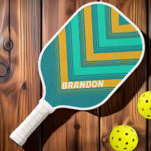 Sunlit Sees Vintage Zickzack Fade mit Namen