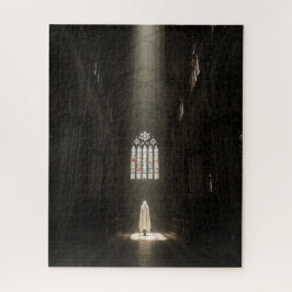 Sunlit sein in der alten geheimnisvollen Kathedral Puzzle