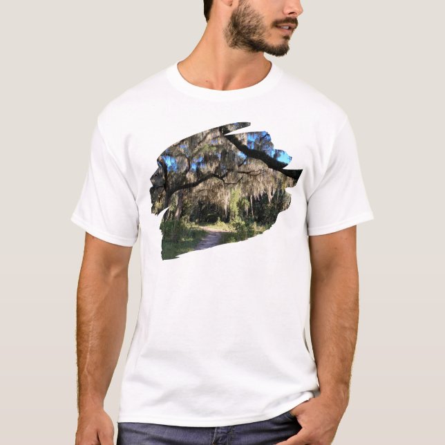 Sunlit Spanish Moss Trail T-Shirt (Vorderseite)