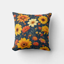 Sunlit Summer Blume Pattern.Moderne Außenwelt