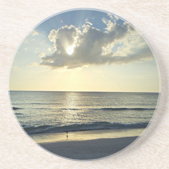 Sunlit Waves at First Light Getränkeuntersetzer (Vorne)