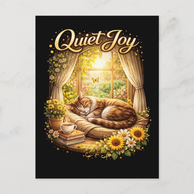 Sunlit Window Dreams Postkarte (Vorderseite)