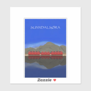 Sunndalsøra Nordmøre Norwegen Aufkleber