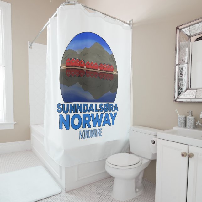 Sunndalsøra Nordmøre Norwegen Duschvorhang (Beispiel)