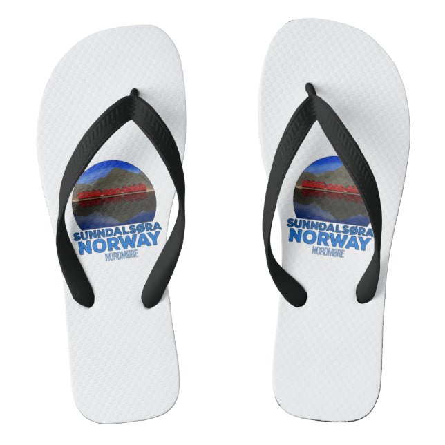 Sunndalsøra Nordmøre Norwegen Flip Flops (Fußbett)