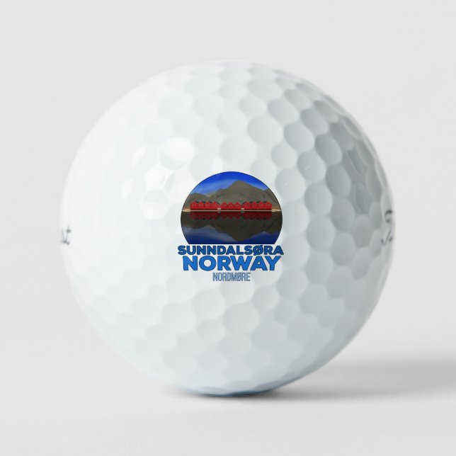 Sunndalsøra Nordmøre Norwegen Golfball (Vorderseite)
