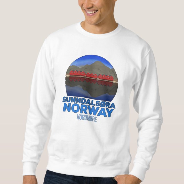 Sunndalsøra Nordmøre Norwegen Sweatshirt (Vorderseite)