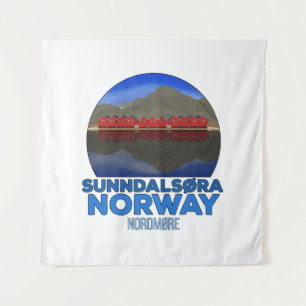 Sunndalsøra Nordmøre Norwegen Wandteppich