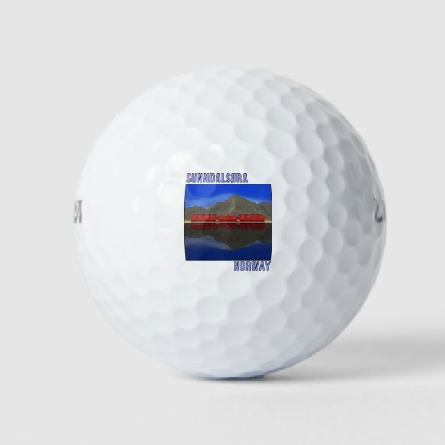 Sunndalsora Norwegen Skandinavien Golfball (Vorderseite)